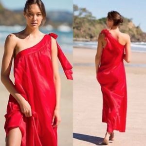 Free People  Soa Red Dress size L